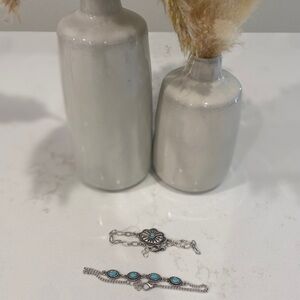 Western turquoise bangle bracelet vintage